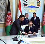 افغانستان و تاجکستان دو موافقتنامه همکارى را به امضا رساندند